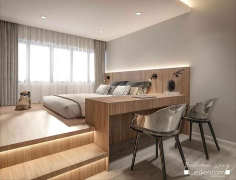 Bedroom Muji Design, 3x5 Bedroom Design, 2 Bedroom Condo Interior, Studio Condo Interior Design, Tiny Condo Interior Design, Japandi Studio, Japandi Small Bedroom, Tiny Apartment Design, Tiny Bedroom Design