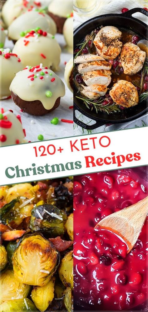 Craft a complete keto holiday menu with this extensive collection of over 120 keto Christmas recipes. With everything from appetizers and sides to main dishes and desserts, these recipes ensure a festive and carb-conscious holiday. Dive into delightful keto Christmas baking recipes and treat your family to a healthy holiday! Keto Christmas Recipes, Dinner List, Low Carb Christmas, Keto Holiday Recipes, Christmas Cheesecake, Low Carb Holiday, Keto Appetizers, Christmas Feast, Keto Holiday