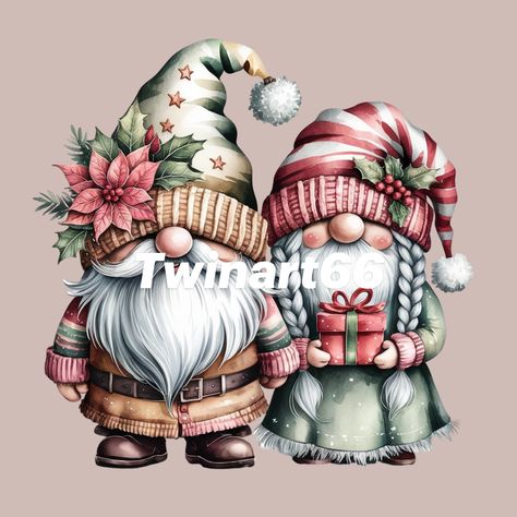 Download Christmas Gnome Stock Illustrations, Vectors & Clipart for FREE or amazingly low rates! New users enjoy 60% OFF. Woodland Christmas Decor, Flowers White Background, Gnome Couple, Whimsical Christmas Decor, Couple Clipart, Hearts And Flowers, Gnome Gift, Scandinavian Gnomes, Jolly Holiday