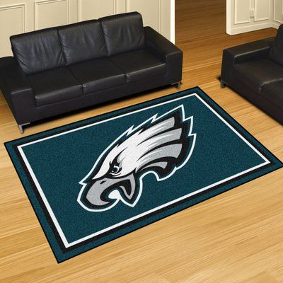 Philadelphia Eagles Man Cave, Philadelphia Eagles Logo, Eagles Logo, 5x8 Rug, Carpet Decor, Nfl Philadelphia Eagles, Custom Area Rugs, Nylon Carpet, Plush Area Rugs