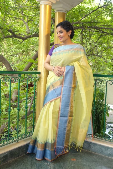 Ponduru Khadi is produced from a Ponduru, a village in Srikakulam district in North Andhra Pradesh. The Uniqueness of the fabric is the fibre. It is Produced from the Cotton of a very short staple length produced in the Srikakulam Area. #PonduruKhadisaree #saree #sareeonline #madeinindia #Chakrasaree Ponduru Khadi Sarees, Khadi Sarees, Sarees With Price, Indian Handloom, Khadi Saree, Andhra Pradesh, Handloom Saree, Sarees Online, Saree