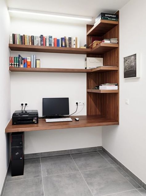 Computer Table Design Small Spaces, Bookshelf Vanity, Bedroom Organizers, दरवाजा डिजाइन, Home Office Furniture Design, Modern Bureau, Desk Organisation, Study Table Designs, Study Room Design