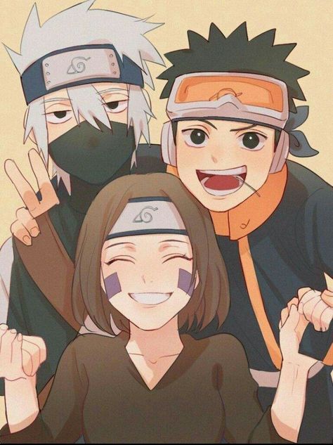 Team Minato Team Minato, Kakashi And Obito, Naruto Teams, Naruto Uzumaki Art, Naruto Fan Art, Naruto Sasuke Sakura, Naruto Shippuden Characters, Naruto Shippuden Sasuke, Naruto Uzumaki Shippuden