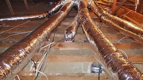 Code requirements are always a compromise between what’s best and what’s practical. Ductwork Installation, Duct Insulation, Crawl Space Encapsulation, Diy Insulation, Flexible Duct, Blown In Insulation, Hvac Duct, Ducted Air Conditioning, Attic Insulation