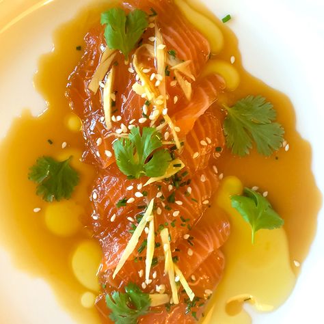 Salmon Sashimi Salad, Salmon Shasimi, Sashimi Salmon Recipe, Salmon Carpaccio Recipe, Salmon Raw Recipes, Ceviche Recipe Salmon, Sashimi Sauce Recipe, Salmon Sashimi Recipe, Raw Salmon Recipes