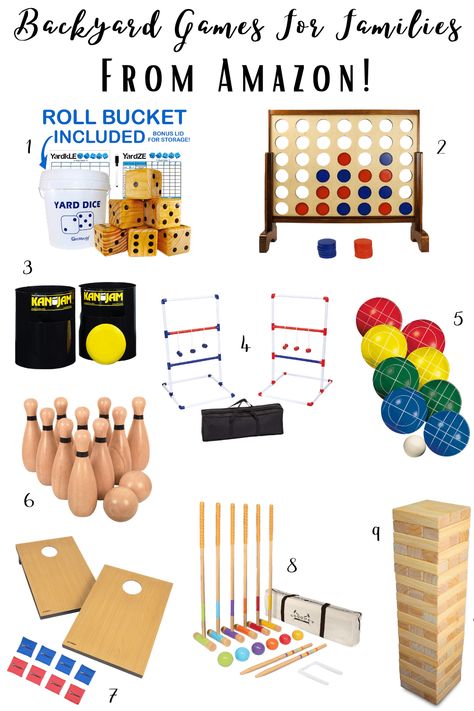 Jumbo Connect 4, Jumbo Outdoor Games, Lawn Games For Kids, Fun Yard Games, Games For Large Groups, Jumbo Games, Home And Family Crafts, Yard Yahtzee, Games For Families