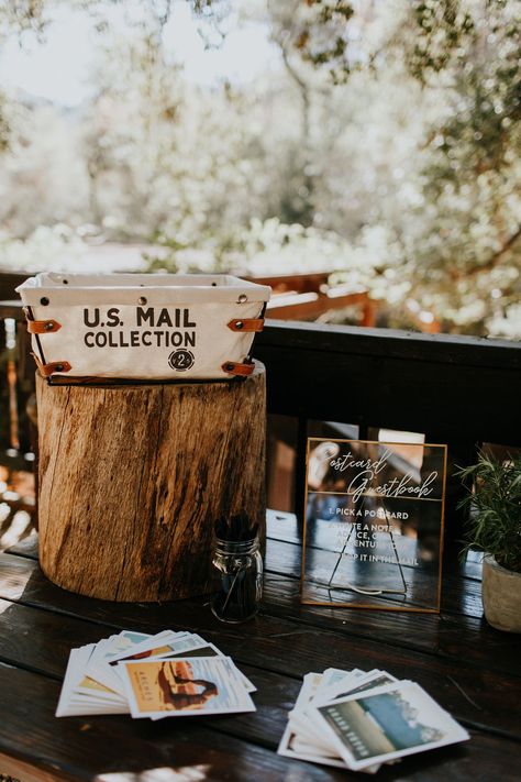 National Park Inspired Wedding, National Parks Bridal Shower Ideas, Outdoorsy Wedding Decorations, National Park Wedding Centerpieces, National Park Centerpieces, National Park Bridal Shower Theme, National Park Wedding Decor, National Park Wedding Reception, National Park Wedding Shower Theme