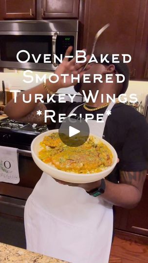 288K views · 31K reactions | Get ready for the ultimate comfort food! These oven-baked smothered turkey wings are seasoned to perfection, slow-baked until they’re fall-off-the-bone tender, and drenched in a rich, flavorful gravy. Whether you’re cooking for Sunday dinner or just craving a hearty, home-cooked meal, these turkey wings are sure to hit the spot. Pair them with your favorite sides and enjoy a plate full of soul-warming goodness! 🍽️✨ 

#TurkeyWings #SoulFood #ComfortFood #HomeCooking #BakedWithLove #FoodieFavorites #theonealsway #foryou #foryoupage #explorepage #eliteeats #dinnerideas #yum #sundaydinner #sundayfunday #soulfoodsunday | Michael J. O’Neal Best Way To Prepare A Turkey, Oven Fried Turkey Wings, Turkey Wings With Gravy, Soul Food Turkey Recipes, Basic Thanksgiving Dinner, Baked Smothered Turkey Wings, Roasted Turkey Wings Oven, How To Cook Turkey Wings, Meat For Thanksgiving Dinner