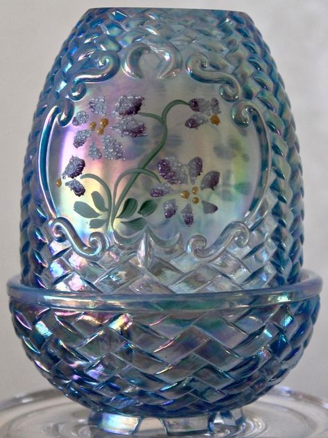 Fairy Lamps, Mini Oil Lamp, Glass Fairy, Fenton Glassware, China Hutch, Lamp Blue, Light Lamps, Barn Art, Fairy Lamp