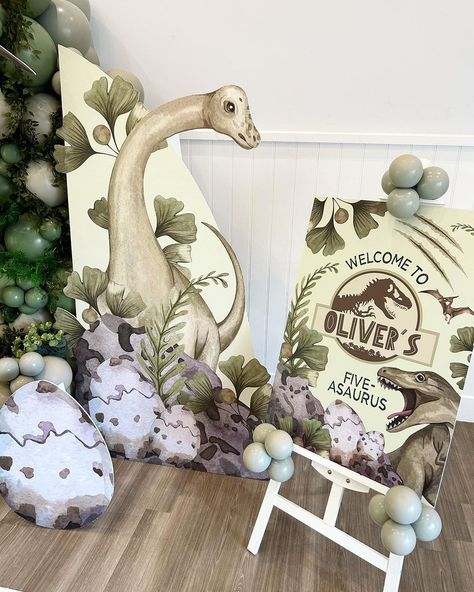 My Little Tea Party, Event Planning & Styling | A Dinosaur Themed Birthday Bash 🦖 Happy 5th birthday to Oliver! We had great fun creating this dinosaur-themed party. Featuring a tiny… | Instagram Tea Party Event, Dinosaur Kids Party, Shark Birthday Party, Happy 5th Birthday, Dinosaur Theme Party, Shark Birthday, Dino Party, A Dinosaur, Dinosaur Kids