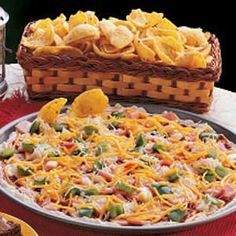 Pizza by the Scoop - "This tasty cold snack dip is one of my most-requested recipes and always pleases friends at get-togethers," relates Georgene Robertson of Pikeville, Kentucky. "People keep scooping until the platter is clean." Cream Cheese Snacks, Dip Recipes Hot, Cold Snack, Pizza Dip, Snack Dip, Cold Appetizers, Football Food, Appetizer Dips, Taste Of Home