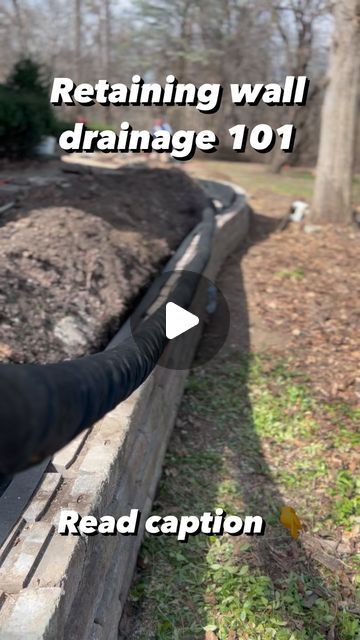 B O U L D E R L A N D S C A P E S on Instagram: "Retaining wall drainage 101   The Top 3 Reasons Why Drainage is Essential for Retaining Walls 💦🧱  1. Preserving Structural Integrity: Proper drainage prevents water buildup behind the wall, reducing soil erosion and maintaining its stability.  2. Preventing Damage: Effective drainage helps to avoid potential cracks and bulges caused by hydrostatic pressure, ensuring the longevity of your retaining wall.  3. Enhancing Aesthetics: By channeling excess water away, drainage systems keep your retaining wall looking pristine and free from unsightly water stains.  Remember, a well-drained retaining wall is a reliable one! 🌿💪 . . Follow us for more content like this 👍 . Contact Boulder Landscapes today for a free quote and consultation!  BookNo Retaining Wall Drainage, Hydrostatic Pressure, Unilock Pavers, Easter Crafts To Make, Boulder Retaining Wall, Soil Erosion, Drain Tile, Landscaping With Boulders, Easy Diy Room Decor