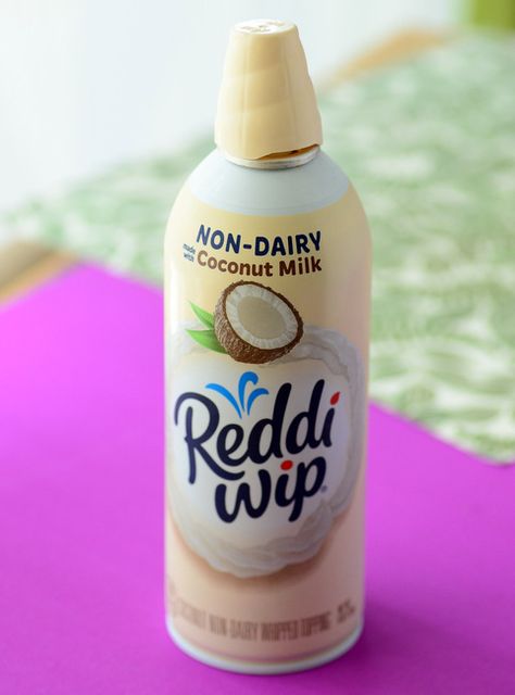 Non-Dairy Coconut Reddi Whip reviewed Reddi Whip, Dairy Free Whipped Topping, Redi Whip, Coconut Milk Whipped Cream, Make Coconut Milk, Fitness Style, Best Shakes, Homemade Whipped Cream, Dairy Free Options