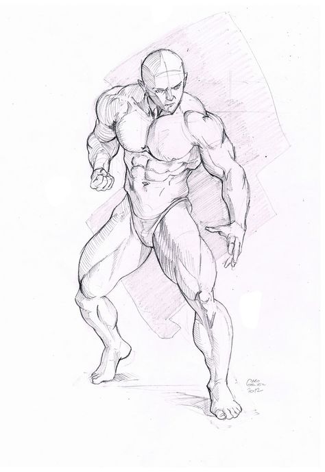 How to Draw from Real Life Reference | free3DTutorials.com Muscular Figure Drawing, Muscular Body Reference Drawing, Muscular Man Drawing Reference, Buff Men Reference Drawing, Muscular Pose Reference, Muscular Man Reference Drawing, Drawing Muscles, Real Life Drawing, Muscle Drawing