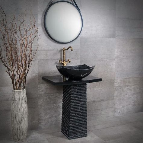 dining hall wash basin design modern Bathroom Sink Stand Ideas, Standing Washbasin Design, Corner Washbasin Design, Washbasin Design For Living Room, Hall Sink Designs, Basin Design In Living Room, Standing Basin Design, Handwash Sink Design Dining, Handwash Sink Design In Hall