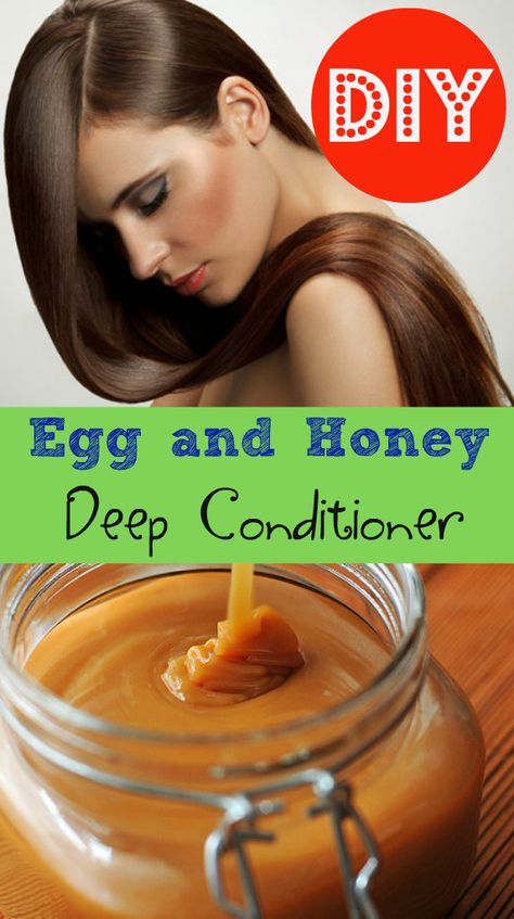 #DIY: #Egg and #Honey Deep #Conditioner #HairCare #EggAndHoneyHairConditioner #HomemadeHairConditioners #DIYIdeas Diy Deep Conditioner, Egg Hair, Deep Hair Conditioner, Hair Conditioning, Home Works, Going Blonde, Hair Growth Shampoo, Strengthen Hair, Hair Therapy