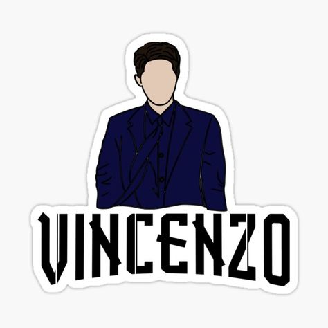 Vincenzo Gifts & Merchandise | Redbubble Vincenzo Journal, Kdrama Stickers, Doctor Stickers, Vincenzo Cassano, Totes Ideas, Sticker Design Inspiration, Korean Stickers, Bullet Journal Mood, Floral Stickers