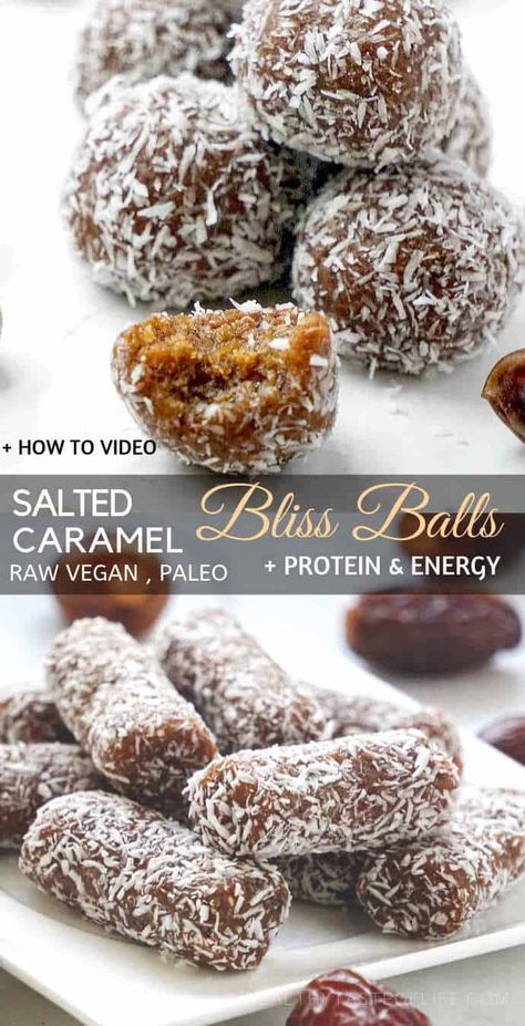 Peanut Butter Bliss Balls, Oatmeal Breakfast Bars Healthy, Sweet Balls, Power Bites, Good Carbs, Energy Ball Recipe, Healthy Bars, Paleo Baking, Vegan Peanut Butter