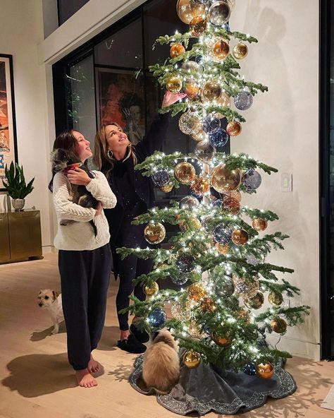 Tree Emoji, Giada At Home, Charlie Brown Tree, Charlie Brown Christmas Tree, Gray Tree, Hosting Christmas, Tree Base, Giada De Laurentiis, Charlie Brown Christmas