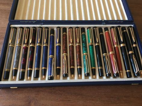 The 10 Best Waterman Pen Models of All-Time Beautiful Fountain Pens, Waterman Pens, Mont Blanc Fountain Pen, Luxury Pens Most Expensive, Waterman Fountain Pen, Pen Brands, Demonstrator Fountain Pen, Unique Pens, Luxury Pens