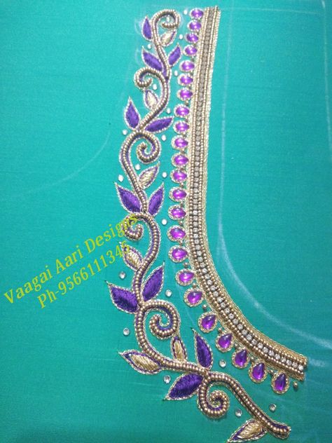 Kodi Design, Aari Motif, Henna Candle, Magam Work Designs, Machine Embroidery Designs Projects, Magam Work, Aari Design, Zardosi Embroidery, Hand Work Design