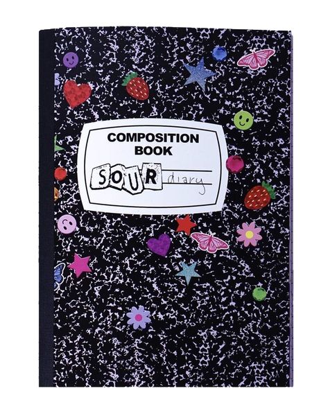 Dairy Book, Anniversary Journal, Hybe Labels, Olivia Rodrigo Sour, Music Journal, Diary Journal, Diary Book, Composition Book, Composition Notebook