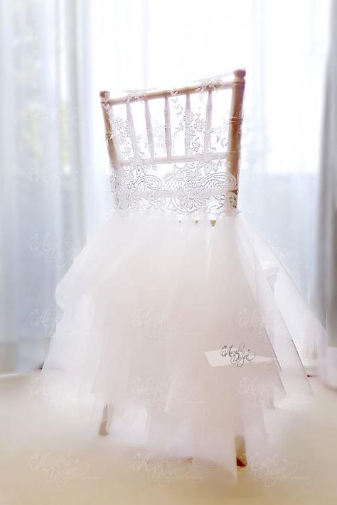 Bridal Chair Cover, Lace Chair Covers, Bridal Shower Chair, Bridal Chair, Tutu En Tulle, Ballerina Tutu, Wedding Showers, Shower Chair, Chair Slipcover