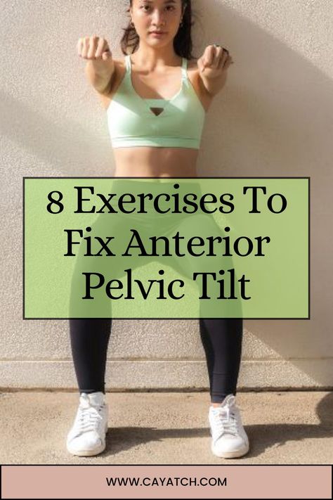 Fix Anterior Pelvic Tilt, Best Leg Stretches, Fix Posture, Ms Exercises, Anterior Pelvic Tilt, Better Posture Exercises, Posture Correction Exercises, Posture Fix, Yoga Pilates Workout