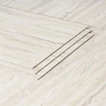 Artmore Tile Loseta Riverstone Sand 18-in x 36-in Waterproof Luxury Vinyl Tile (36-sq ft) in the Vinyl Tile department at Lowes.com Luxury Vinyl Tile Bathroom, Vinyl Tile Bathroom, Cream Backsplash, Artmore Tile, Luxury Vinyl Tile Flooring, Luxury Flooring, Vinyl Tile Flooring, Ivy Hill Tile, Luxury Vinyl Plank Flooring