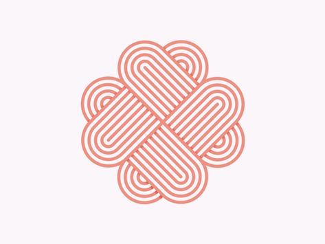 Love Knot by Alexander Wende on Dribbble Knot Logo, Bicycle Painting, Knitted Heart, Organic Logo, Geometric Heart, Beautiful Rangoli Designs, Mandala Design Art, Love Knot, Barn Quilts