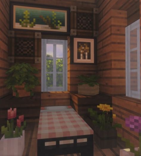 Chalet Minecraft, Construction Minecraft, Cottagecore Minecraft, Minecraft Decoration, Rumah Minecraft Sederhana, Minecraft Interior, Minecraft Structures, Minecraft Interior Design, Bangunan Minecraft