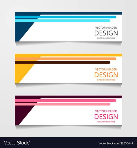 Page Header Design, Document Header Design, Header Design Ideas, Header Template, Modern Banner Design, Email Header Design, Horizontal Banner Design Layout, Vertical Banner Design Ideas, Vertical Banner Design