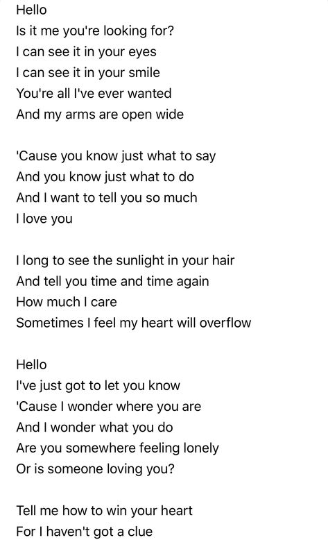 Hello - Lionel Richie My Ability To Remember Song Lyrics, Rilo Kiley Lyrics, Ellie Holcomb Lyrics, Stuck On You Lionel Richie, You Were Always On My Mind Lyrics Elvis Presley, Sympathy Poems, Love Yourself Lyrics, Inspirational Music Quotes, Hymn Music