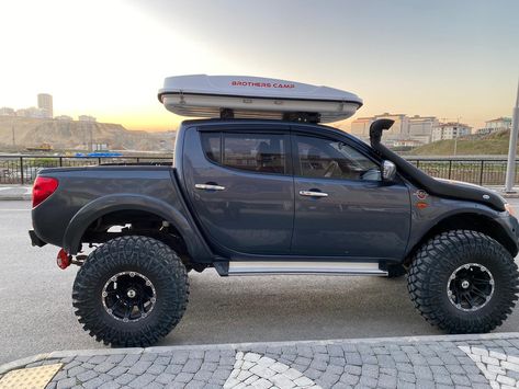 Mitsubishi L200 Modified, L200 Mitsubishi 4x4, Triton 4x4, Mitsubishi Pickup, Lifted Subaru, Camping 4x4, Toyota Pickup 4x4, Mitsubishi Truck, Ford Trucks F150