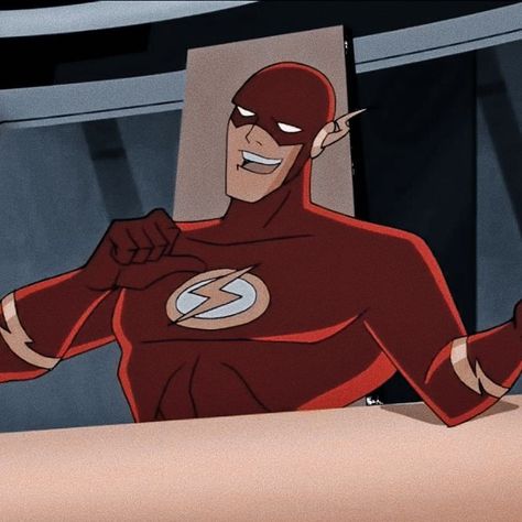 Dc Cartoon Characters, Flash Justice League Icon, The Flash Justice League Unlimited, Justice League Unlimited Icons, The Flash Icons Comics, Wally West Justice League Unlimited, Justice League Unlimited Flash, Dc Aesthetic Dc Comics, Wally West Justice League