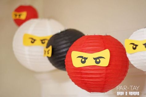 Ninjago Party Ideas, Ninjago Party Decorations, Lego Bracelet, Ninja Theme, Lego Ninjago Birthday, Ninjago Birthday Party, Lego Themed Party, Ninja Birthday Parties, Ninjago Birthday