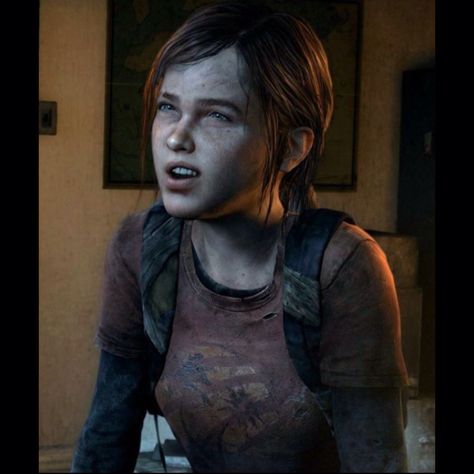 One of my favorite things about Ellie is that she makes this face. Urgh, she's so cute. Ellie The Last Of Us Part 1, Ellie Cosplay, Ellie The Last Of Us, Last Of Us Remastered, Ellie Tlou, Hot Buns, Edge Of The Universe, Joel And Ellie, The Last Of Us2