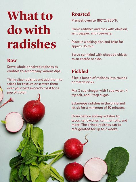 How To Cook Radishes, Radish Recipes, Roasted Radishes, Garden Cooking, Garden Recipes, Kitchen Stories, Radishes, Low Calorie Recipes, Kitchen Recipes