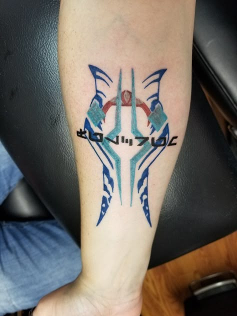 Fulcrum Tattoo, Ahsoka Fulcrum, Ahsoka Tano Tattoo, Ahsoka Tattoo, Ashoka Star Wars, Star Wars Tattoo Sleeve, Tank Tattoo, Dave Filoni, Nerdy Tattoos