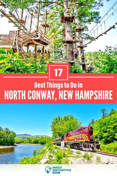 Want to see the most incredible things to do in North Conway, NH? We’re FamilyDestinationsGuide, and we’re here to help: From unique activities to the coolest spots to check out, discover the BEST things to do in North Conway, New Hampshire - so you get memories that last a lifetime! #northconway #northconwaythingstodo #northconwayactivities #northconwayplacestogo Places To Visit In New Hampshire, Must See Places In New Hampshire, Things To Do In New Hampshire Fall, Concord New Hampshire Things To Do, North Conway New Hampshire Fall, Things To Do In North Conway Nh, New Hampshire Things To Do In The Fall, New Hampshire Vacation, White Mountains New Hampshire Summer