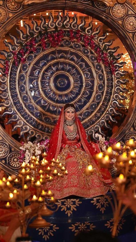 Royal Bridal Entry, Entry Of Bride, Bridal Entry, Bride Entry, Mehndi Night, Royal Brides, The Ritz, Dress Indian, Dress Indian Style