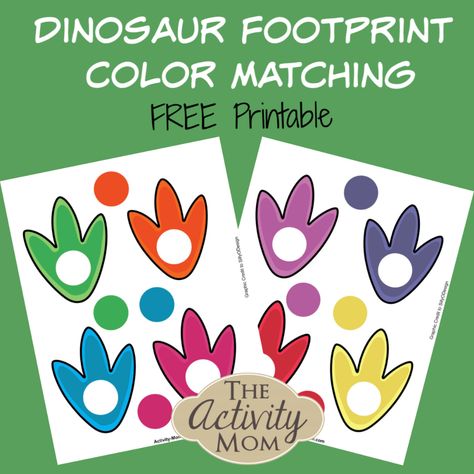 Dinosaur File Folder Games Free Printable, Color File Folder Games Free Preschool, Color Sorting Printable, Matching Free Printable, Heavenly Flowers, Dinosaur Week, Preschool Color Activities, Dinosaur Activities Preschool, Head Teacher