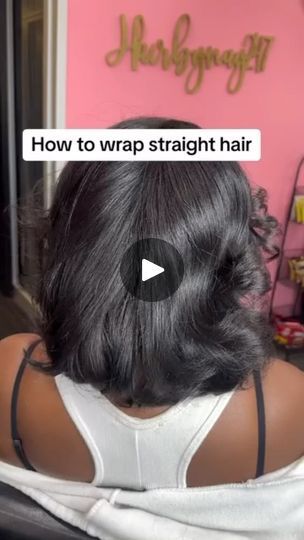 Silk Wrap Natural Hair, Flexi Rods On Straight Hair, Flexi Rod Set, Silk Press Hair, Hair Wrapping, Curly Head, Boy Haircuts Short, Easy Short Haircuts, Grease Hairstyles