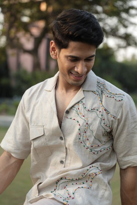 Crafted with exquisite hand embroidery, our linen shirts blend elegance with comfort. Get yours now and enjoy a special 5% off! 🌟✨ Shop Now: 🌐: https://seasonearth.in/collections/hand-embroidered-shirts/products/shirt-13 #HandEmbroidered #LinenElegance #SeasonEarth #seasonearth #everydaypassion #linenlove #menswear #linen #linenclothing #linenshirt #linencollection #linenoutfit #linenfabrics #newcollection Linen Clothes For Men, Stylish Boy Clothes, Men Embroidery, Unisex Shirt Design, Embroidery Clothing, Stylish Boy, Embroidered Shirts, Embroidery Shirt, Frock For Women