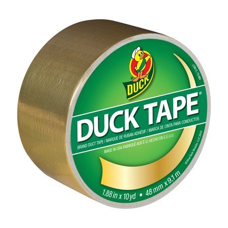 Duck Product, Duck Tape Wallet, Gold Tape, Diy Wallet, Duck Tape, Tape Crafts, Duct Tape, Outdoor Indoor, Metallic Colors