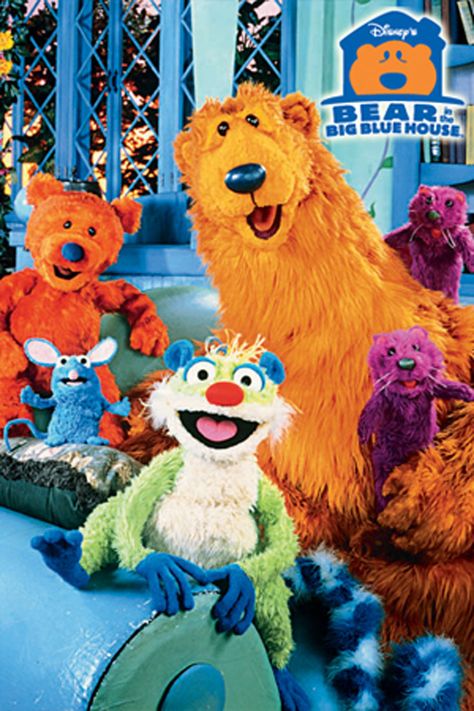 Bear In The Big Blue House Wallpaper, Circus Characters, Big Blue House, The Big Blue, Disney Bear, Childhood Memories 2000, Childhood Tv Shows, Kids Tv Shows, Character Home