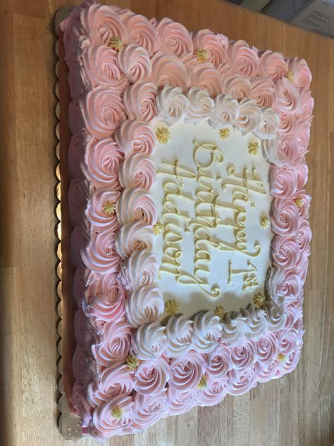 Rose Gold Sheet Cake Birthday, 1st Birthday Sheet Cake, Sweet 16 Sheet Cake Ideas, Rose Gold Sheet Cake, Sweet 16 Sheet Cake, Pink And Gold Sheet Cake, Barbie Sheet Cake Ideas, Princess Sheet Cake Ideas, Sheet Cake Designs Birthday Women