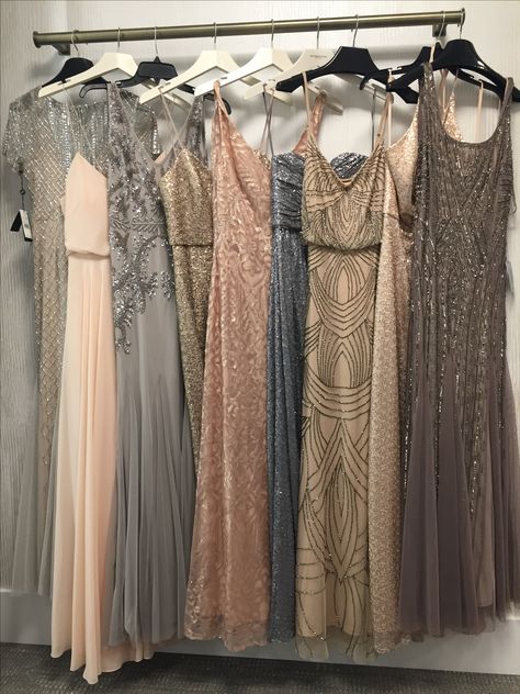 20s Bridesmaid Dress, Roaring 20s Bridesmaid Dresses, Gatsby Bridesmaid Dresses, 1920s Bridesmaid Dresses, Diamond Rings For Women, Beaded Bridesmaid Dress, Wedding And Engagement Rings, Bridesmaids Dress Inspiration, Engagement Rings For Women