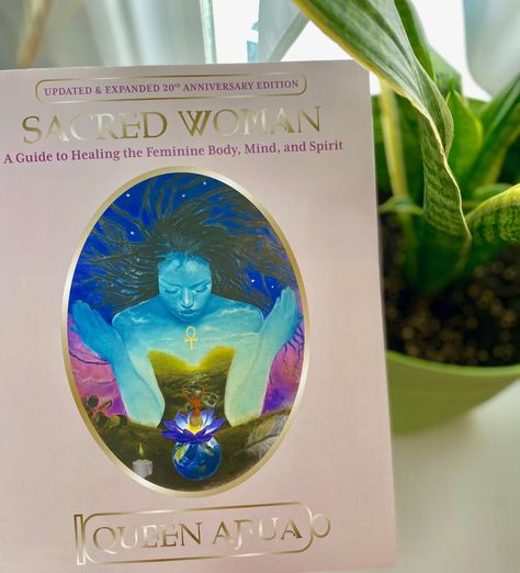 Sacred Woman Queen Afua, Queen Afua, Womb Wellness, Spirit Guide Messages, Wellness Books, Ancestral Healing, Rune Reading, Feminine Body, Spirit Magic