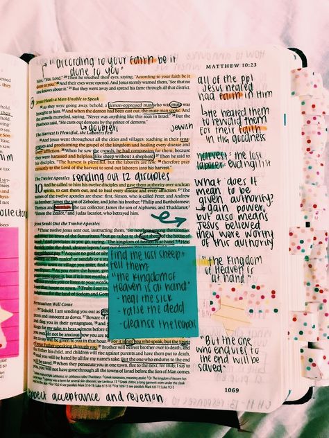 Genesis 10 Bible Journaling, Matthew 3 Bible Journaling, Matthew 6 Bible Journaling, Messy Bible, Bible Annotations, Matthew Bible, Gospel Bible, Praising God, Bible Journaling Ideas Drawings